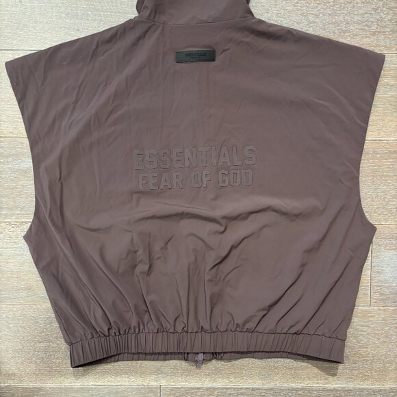 FOG Essentials Men’s Purple Zip Vest - Picture 3 of 11